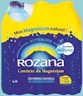 Eau minérale naturelle gazeuse - ROZANA en promo chez Intermarché Poitiers à 0,88 €