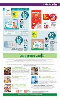 Promotion Couches dans le prospectus Super U, valable du 23/06/2026 au 05/07/2026 Promo Couches dans le catalogue Super U du moment à la page 9
