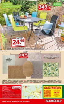 Teppich im aktuellen Segmüller Prospekt (München) Teppich im Segmüller Prospekt "Gartenmöbel" mit 32 Seiten (München)