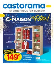 Prospectus Castorama "C - LA MAISON en Fêtes !" en cours à Chatou, Page 1 Catalogue Castorama en cours à Chatou, "C - LA MAISON en Fêtes !", Page 1