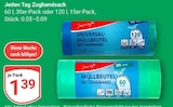 Aktuelle Mülleimer Angebote bei GLOBUS in Duisburg Aktuelles Zugbandsack Angebot bei GLOBUS in Duisburg ab 1,39 €