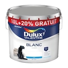 Peinture(d) murs et plafonds en phase aqueuse Dulux Valentine mat blanc 10L +20% gratuit - Dulux Valentine - Castorama à Mulhouse Peinture(d) murs et plafonds en phase aqueuse Dulux Valentine mat blanc 10L +20% gratuit - Dulux Valentine en promo chez Castorama Mulhouse à 54,90 €
