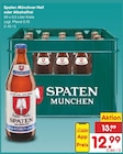 Münchner Hell oder Alkoholfrei von Spaten für 12,99 € bei Netto Marken-Discount im Angebot Münchner Hell oder Alkoholfrei von Spaten im aktuellen Netto Marken-Discount Prospekt