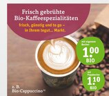 Aktuelles Bio-Kaffeespezialitäten Angebot bei tegut in Marburg ab 1,00 €