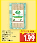 Vegetarische Bratwurst von Eberswalder im aktuellen E center Prospekt
