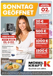 Aktueller Möbel Kraft Möbel & Einrichtung Prospekt in Bad Segeberg und Umgebung, "SONNTAG GEÖFFNET!" mit 1 Seite, 29.10.2025 - 04.11.2025