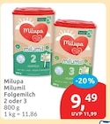 Milumil Folgemilch von Milupa für 9,49 € bei budni im Angebot Milumil Folgemilch von Milupa im aktuellen budni Prospekt