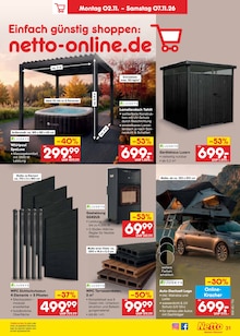 Terrassenüberdachung im aktuellen Netto Marken-Discount Prospekt (Dresden) Terrassenüberdachung im Netto Marken-Discount Prospekt "Aktuelle Angebote" mit 74 Seiten (Dresden)