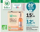 Promo Sable de camargue AOP rosé les pluviers à 12,79 € dans le catalogue Hyper U à Saintes
