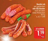 Aktuelle Mettwurst Angebote bei Marktkauf in Nürnberg Aktuelles Knacker roh Angebot bei Marktkauf in Nürnberg ab 1,19 €