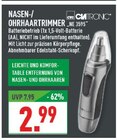 Nasen-/Ohrenhaartrimmer NE 3595 im Angebot bei Marktkauf in Warendorf Nasen-/Ohrenhaartrimmer NE 3595 Angebote von Clatronic bei Marktkauf Warendorf für 2,99 €