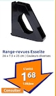 Range-revues Esselte - Esselte à 1,68 € dans le catalogue Action