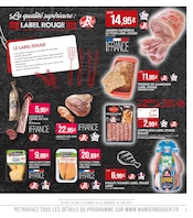 Promotion Saucisse dans le prospectus Supermarchés Match, valable du 24/06/2025 au 06/07/2025 Promo Saucisse dans le catalogue Supermarchés Match du moment à la page 5