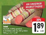EDEKA Burgbernheim - Salami Angebot im Prospekt Salami bei EDEKA im Burgbernheim Prospekt für 1,89 €