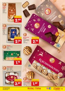 Weihnachtsgebäck im aktuellen Netto Marken-Discount Prospekt (Bonn) Weihnachtsgebäck im Netto Marken-Discount Prospekt "Aktuelle Angebote" mit 72 Seiten (Bonn)