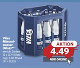 Mineralwasser (Glas) von Vilsa für 4,49 € bei combi im Angebot Mineralwasser (Glas) von Vilsa im aktuellen combi Prospekt