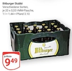 Stubbi Angebote von Bitburger bei GLOBUS Nettetal für 9,49 €