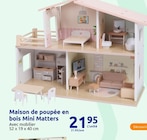 Maison de poupée en bois - MINI MATTERS dans le catalogue Action