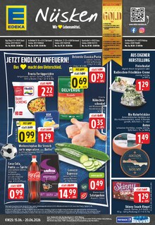 Coca Cola im aktuellen EDEKA Prospekt (Soest) Coca Cola im EDEKA Prospekt "Aktuelle Angebote" mit 25 Seiten (Soest)