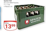 Hell im Angebot bei GLOBUS in Kaiserslautern Hell Angebote von Spaten bei GLOBUS Kaiserslautern für 13,99 €