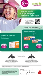 mea - meine apotheke Apotheken Prospekt der aktuellen Woche mit 4 Seiten, gültig von 01.07.2026 bis 31.07.2026, in Kornwestheim und Umgebung Aktueller mea - meine apotheke Apotheken Prospekt in Kornwestheim und Umgebung, "Unsere Juli-Angebote" mit 4 Seiten, 01.07.2026 - 31.07.2026