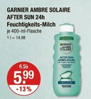 Hautpflegeprodukte im V-Markt Prospekt AFTER SUN 24h Feuchtigkeits-Milch von GARNIER AMBRE SOLAIRE im aktuellen V-Markt Prospekt für 5,99 €