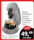 HD7806/37 Senseo Original Eco Kaffeemaschine Angebote von Philips bei budni Norderstedt für 49,99 €