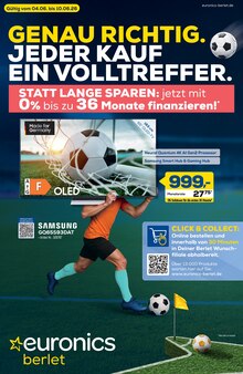 Fernseher im aktuellen EURONICS Prospekt (Soest) Fernseher im EURONICS Prospekt "GENAU RICHTIG. JEDER KAUF EIN VOLLTREFFER." mit 10 Seiten (Soest)