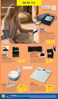 Sanitas Angebot im Lidl Prospekt, gültig von 07.04.2026 bis 11.04.2026 Sanitas Angebot im aktuellen Lidl Prospekt auf Seite 36