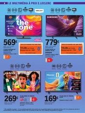 Promos Télévision dans le catalogue "SPÉCIAL HIGH-TECH" de E.Leclerc Télévision en promo dans le catalogue E.Leclerc à la page 8