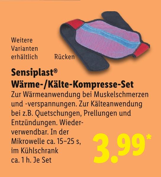 Wärme-/Kälte-Kompresse-Set