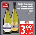 Grauburgunder oder Weißburgunder bei Marktkauf im Grevesmühlen Prospekt für 3,99 €