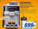 Kaffeevollautomat EQ6 plus extraKlasse TE657F03DE Angebote von Siemens bei expert Bad Oeynhausen für 699,00 €