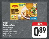 Delikatess Sauce Angebote von Maggi bei EDEKA Hoyerswerda für 0,89 €