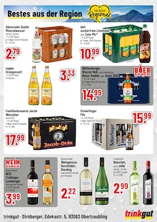 Wasser im Trinkgut Prospekt "Aktuelle Angebote" mit 4 Seiten (Regensburg)