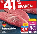 Schweine-Schnitzel im Angebot bei Netto Marken-Discount in Villingen-Schwenningen Schweine-Schnitzel Angebote bei Netto Marken-Discount Villingen-Schwenningen für 4,49 €