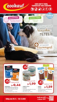 Aktueller Zookauf Prospekt "Alles für tierische Verwöhn-Momente" Seite 1 von 12 Seiten
