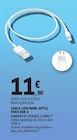 Cable lightning vers usb a en promo chez E.Leclerc Le Blanc-Mesnil à 11,90 €