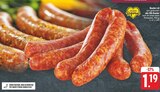 Aktuelle Mettwurst Angebote bei EDEKA in Nürnberg Aktuelles Knacker roh Angebot bei EDEKA in Nürnberg ab 1,19 €