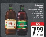 Sechsämter Tropfen im Angebot bei EDEKA in Würzburg Sechsämter Tropfen Angebote von Sechsämter bei EDEKA Würzburg für 7,99 €