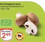 Aktuelle Pilze Angebote bei GLOBUS in Leipzig Aktuelles Bio Champignons braun Angebot bei GLOBUS in Leipzig ab 2,49 €
