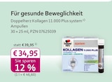 mea - meine apotheke - Kollagen 11.000 Plus system Ampullen Angebot im Prospekt Kollagen 11.000 Plus system Ampullen bei mea - meine apotheke im Prospekt "" für 34,95 €