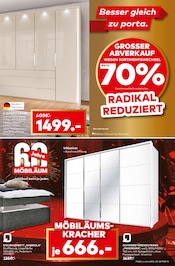 Schrank im porta Möbel Prospekt in Stendal Aktueller porta Möbel Prospekt mit Schrank, "MEGA-MÖBILÄUMS-KRACHER", Seite 7