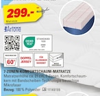 7-ZONEN-KOMFORTSCHAUM-MATRATZE von Artone für 299,00 € bei Höffner im Angebot 7-ZONEN-KOMFORTSCHAUM-MATRATZE von Artone im aktuellen Höffner Prospekt
