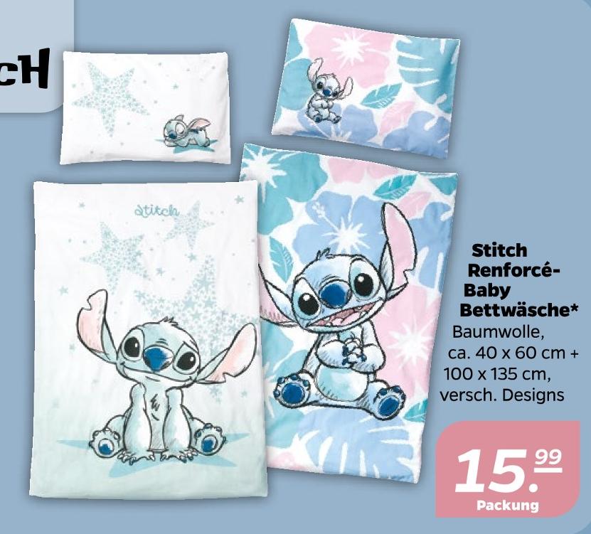 Stitch Renforcé- Baby Bettwäsche