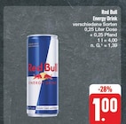 Energy Drink Angebote von Red Bull bei EDEKA Schweinfurt für 1,00 €