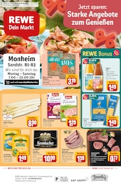 Schweinefleisch im REWE Prospekt in Langenfeld Aktueller REWE Prospekt mit Schweinefleisch, "Dein Markt", Seite 1