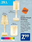 Kabellose Kristall-Tischlampe von CASALUX im aktuellen ALDI SÜD Prospekt für 7,99 €