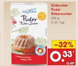 Puder Rübenzucker Angebote von Südzucker bei Netto Marken-Discount Menden für 0,33 €