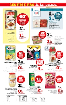 Promo Conserve de thon dans le catalogue Super U du moment à la page 12